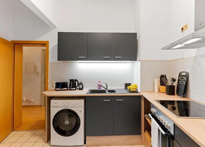 Larooms Halle - Ku11 - 2 Schlafzimmer - 4 Betten - Waschmaschine & Trockner Appartement Halle (Saale)